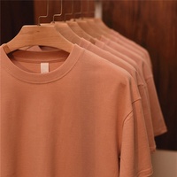 Vente en gros T-shirt vierge surdimensionné 100% coton 250 g/m² Logo personnalisé DTG impression 3D bouffante épaule tombante T-shirt unisexe