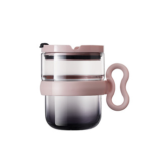 Bottiglia Premium in Vetro per <span class=keywords><strong>Acqua</strong></span> <span class=keywords><strong>e</strong></span> Latte da Donna, con Manico, Tappo a Ventosa <span class=keywords><strong>e</strong></span> Coperchio, Ideale per Colazione <span class=keywords><strong>e</strong></span> Regalo per la Casa - Product Image 5