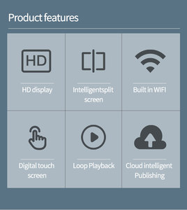 Tương tác 43 inch kỹ thuật số biển điện bảng quảng cáo kỹ thuật số menu quảng cáo hiển thị - Product Image 4