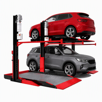 Système de stationnement mécanique à deux niveaux, élévateur de voiture à deux poteaux pour villas privées et garages résidentiels