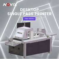 Impresora de Embalaje Industrial Novix Mini de Bajo Costo, Impresión en Una Sola Pasada para Vasos de Papel y Cajas