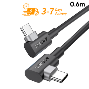 Câbles USB C SUNGUY 60W 0,6M prêts à être expédiés, câble de charge haute vitesse, câble de données à charge rapide pour le marché européen - Product Image 1