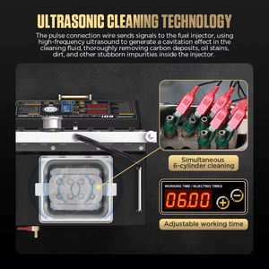 AUTOOL CT450 28 kHz GDI FSI EFI System Machine de nettoyage et de test automatique des injecteurs de carburant - Nettoyage des injecteurs d'<span class=keywords><strong>essence</strong></span> - Product Image 2