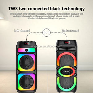 Altavoz Karaoke Portátil DR-1025 con Luz de Llama, Subwoofer de 10 Pulgadas, Resistente al Agua, para Exteriores, con Micrófono Inalámbrico - Product Image 5