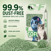 Litière pour chat en tofu Brick Strong Clump Deep Draw Air Classée, pour un air clair et sain, idéale pour les élevages de chats, offre de gros volume