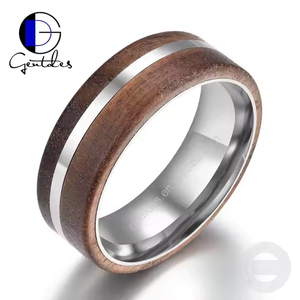 Gentdes Jewelry 8MM Anillos <span class=keywords><strong>de</strong></span> titanio <span class=keywords><strong>Anillo</strong></span> <span class=keywords><strong>de</strong></span> <span class=keywords><strong>madera</strong></span> <span class=keywords><strong>de</strong></span> nogal Alianzas <span class=keywords><strong>de</strong></span> boda <span class=keywords><strong>de</strong></span> <span class=keywords><strong>madera</strong></span> Joyería <span class=keywords><strong>de</strong></span> <span class=keywords><strong>madera</strong></span> para hombres Anillos <span class=keywords><strong>de</strong></span> titanio <span class=keywords><strong>de</strong></span> plata - Product Image 2