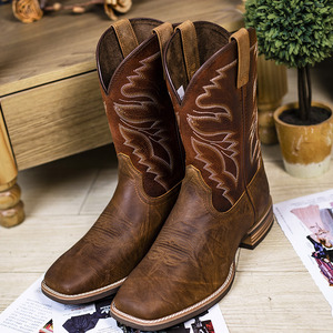 <span class=keywords><strong>Bottes</strong></span> de cowboy pour hommes très vendues, fabrication sur mesure, <span class=keywords><strong>cuir</strong></span> de vachette de haute qualité, <span class=keywords><strong>bottes</strong></span> de cowboy western, nouveau style, chaussures pour hommes - Product Image 2