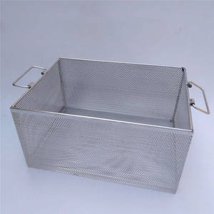 स्टेनलेस स्टील छिद्रित टोकरी सफाई उपकरण ट्रे जल निकासी फ़िल्टर मेष क्रट धातु उत्पाद शैली - Product Image 5