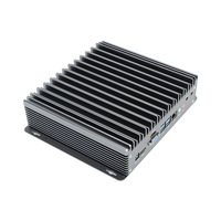 Mini PC industriel sans ventilateur Intel Core i5-8250U 32 Go de RAM SSD Windows 11 6 ports COM GPIO double VGA ordinateur de bureau robuste en aluminium