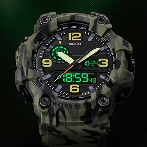 Reloj Electrónico para Hombre, Analógico y Digital, Resistente al Agua 5ATM, Reloj Deportivo de Lujo, Alarma, Cronógrafo, Pantalla LED - Product Image 5