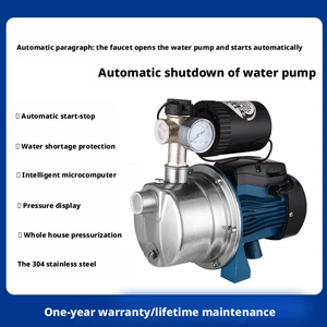 220V 1 inç paslanmaz çelik fırçasız kendinden emişli yüksek basınç su püskürtme pompası içme suyu arıtma OEM 0.5hp 75cm kablo - Product Image 3