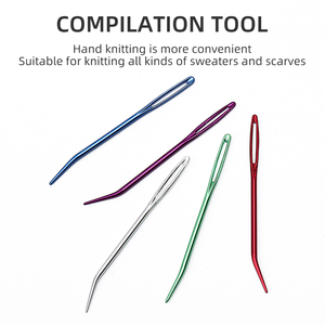 <span class=keywords><strong>Aguja</strong></span> de Coser JP Policromática de Aluminio con Ojo <span class=keywords><strong>Grande</strong></span> para Puntadas a Mano Delicadas y Curvas - Product Image 5