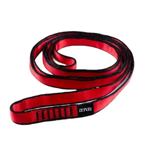 High Quality Red 16mm 18mm Wide 30cm 60cm 120cm 150cm Strap Mountaineering Equipment Rock Climbing Sling