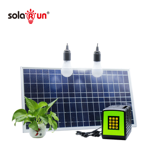 Mini portátil <span class=keywords><strong>prepago</strong></span> pague reparto W 30W 40W 50W sistema de iluminación casero Solar Kit teléfono cargador de carga de negocios para África - Product Image 1