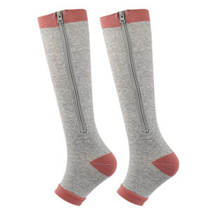 Calcetines <span class=keywords><strong>de</strong></span> Compresión con Cierre, Medias <span class=keywords><strong>de</strong></span> Compresión con Punta Cerrada para Hombres y Mujeres - Product Image 3