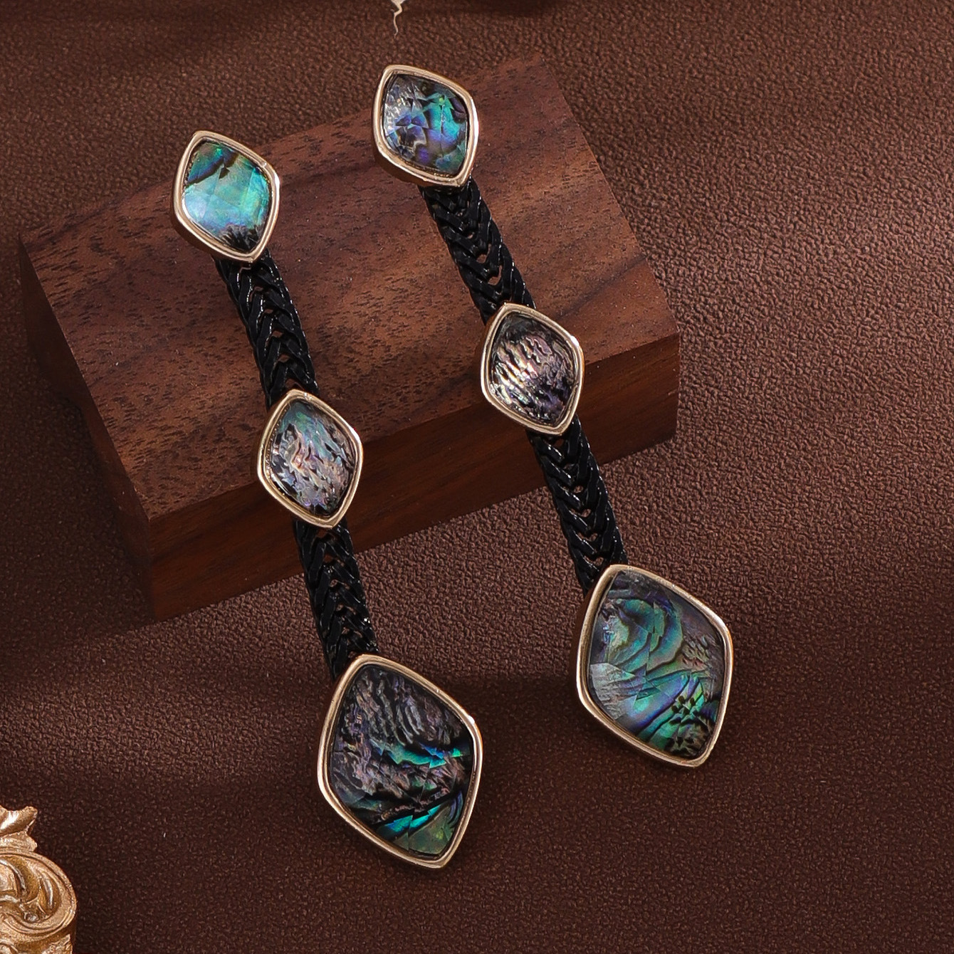 Black abalone shell