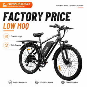 Vélo de montagne électrique DM427 en gros pour fabricants, moteur de moyeu arrière 750W, batterie lithium 48V, cadre en aluminium 7 vitesses, vélo électrique - Product Image 1