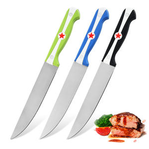 Star Handle 6 Inch <b>Dinner</b> <b>Knife</b> Stainless Steel Kitchen Fruit <b>Knife</b> Multi Purpose Durable Plastic Handle - Product Image 2