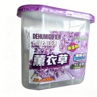 Boîte absorbante d'humidité domestique au chlorure de calcium 500 ml, déshumidificateur rapide anti-moisissure pour placard, armoire, salle de bain