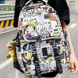 Bolsa <span class=keywords><strong>de</strong></span> <span class=keywords><strong>Anime</strong></span> para hombres y mujeres, mochila <span class=keywords><strong>de</strong></span> grafiti <span class=keywords><strong>de</strong></span> una pieza <span class=keywords><strong>de</strong></span> gran capacidad para niños, estudiantes <span class=keywords><strong>de</strong></span> <span class=keywords><strong>secundaria</strong></span>, estudiantes <span class=keywords><strong>de</strong></span> <span class=keywords><strong>secundaria</strong></span> - Product Image 2