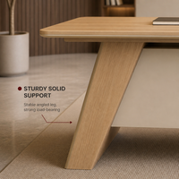 Bureau de direction en bois moderne, durable et luxueux, avec rangement, design modulaire, pour usage en bureau, multifonctionnel