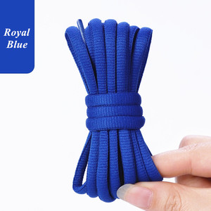Yrunfeety-cordones de zapatos ovalados de poliéster de 8mm de grosor, de 140-180CM, para zapatillas deportivas de colores, venta al por mayor - Product Image 3