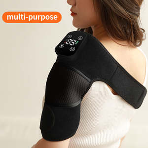 Masseur électrique sans fil pour le genou certifié CE avec chauffage par lumière rouge, batterie 3000 mAh pour soulager les douleurs aux jambes, traitement de la fièvre - Product Image 4