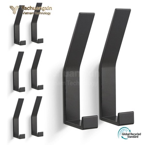 Gancho para Ropa de Aluminio Espacial OEM, Resistente a la Corrosión, Impermeable, Metálico, Antideformación, para Sala de Estar y Baño - Product Image 6