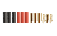 Amass Connecteurs banane RC en cuivre plaqué or de différentes tailles Electronic Female Male Bullet 2mm 3mm 150A 12V ST001
