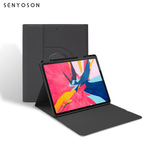 Syx PU da 360 độ xoay thông minh Bìa PC Tablet trường hợp đối với Apple iPad Pro 11 12.9 Ipad 10.2 10.5 - Product Image 3