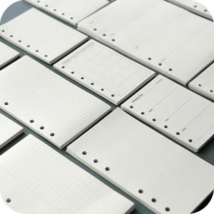 Agenda A6 Recargable de 6 Anillas con Páginas de Papel Sin Madera (Líneas/Puntos/Cuadros/Diario/Semanal/Mensual) Hojas Sueltas Personalizables para Regalo - Product Image 2