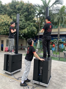 T.i Pro Audip Âm Thanh Chuyên Nghiệp Hệ Thống Thiết Bị Loa Thiết Lập Hoạt Động 3 Kênh Amp 2mc-510 + 1mc-18p Như Một Bộ Loa - Product Image 6