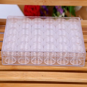 Transparent 12-Compartment Storage Box With Lid For Cosmetic And Medicine Organizing Home Use PP Material - Product Image 3