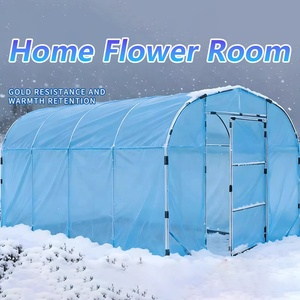 Serre portable en métal de 2x2x2m, <span class=keywords><strong>petit</strong></span> <span class=keywords><strong>tunnel</strong></span> polyvalent avec protection UV, <span class=keywords><strong>jardin</strong></span> écologique <span class=keywords><strong>pour</strong></span> plantes - Product Image 4