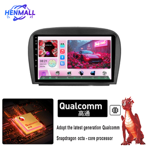 เครื่องเล่นดีวีดีติดรถยนต์ระบบแอนดรอยด์ Qualcomm Snapdragon หน้าจอ IPS ขนาด 9 นิ้ว 2 Din พร้อมระบบนำทาง GPS และ WIFI สำหรับรถยนต์ <span class=keywords><strong>Mercedes</strong></span> Benz SL500 R230 - Product Image 2