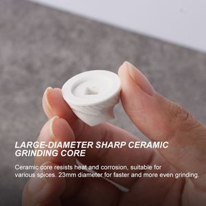 Nouvel Arrivage Moulin à Poivre et à Sel Manuel Réglable pour la Maison, avec Molette de Grossièreté Ajustable, Ensemble de Moulins à Épices, Fabricant - Product Image 6