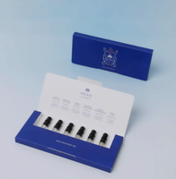 Coffret Échantillons de Parfum Élégant 5 Bouteilles Tailles 2ml et 10ml Boîte à Fermeture Magnétique Auto-érectile en Carton Recyclé avec Doublure en Éponge pour