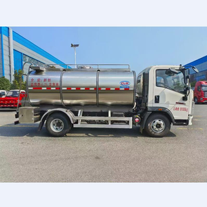 รถบรรทุกนมสด HOWO 4x2 พร้อมถังเก็บนมสเตนเลสเกรดอาหาร SUS304 สำหรับขนส่งนมดิบ - Product Image 2