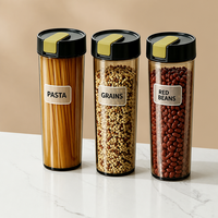 1000ml Kitchen spaghetti pasta package Bucket Jar multi purpose Rice noodle Food Storage conteneur