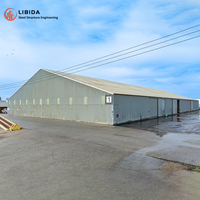 Entrepôt à structure en acier durable, charpente en acier Q345B, bâtiment de distribution logistique et de stockage