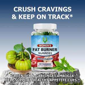 Natual Frutis Fat Burner Gummies Rich Green Tea Extract Support Energy and Weight Loss for Women <b>Supplement</b> - Product Image 6
