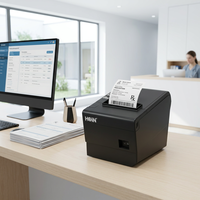 Özel Yapım 260mm/s Hızlı 80mm POS Termal Fiş Yazıcısı, Süpermarket Perakende Mağazası için Otomatik Kesici ile
