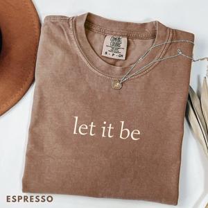Camiseta OEM ODM Let It Be, Camiseta <span class=keywords><strong>de</strong></span> <span class=keywords><strong>los</strong></span> <span class=keywords><strong>Beatles</strong></span>, Camiseta Minimalista, Camiseta Musical, John Lennon, Paul McCartney, George Harrison - Product Image 1