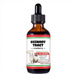 MNK 60ml Trattamento per Infezioni del Tratto Urinario degli Animali Domestici, Supporto per Vescica e Sistema Immunitario, Gocce Liquide al Mirtillo Rosso e Semi di Zucca per Gatti e Cani - Product Image 1