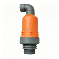 Vanne de purge d'air automatique en PP DN15 DN25 DN50, Vanne de purge d'air combinée en plastique pour système de canalisation d'eau d'irrigation agricole