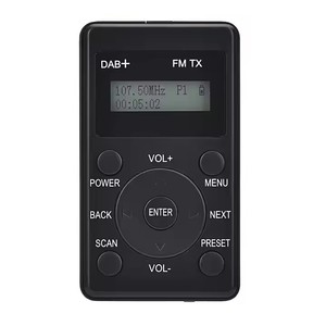 Vofull <span class=keywords><strong>Mini</strong></span> voiture portable Récepteur DAB et émetteur <span class=keywords><strong>FM</strong></span> Radio numérique - Product Image 1
