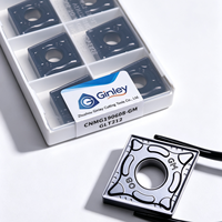 Plaquettes en carbure Ginley CNMM190612/CNMM190616/CNMM190624, outil de tournage CNC OEM, fraise de dégrossissage avec revêtement en titane HRC40-60