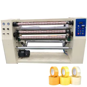 Hot sale log roll tape cutting machine 1300 bopp scotch tape slitting machine adhesive tape making machinery