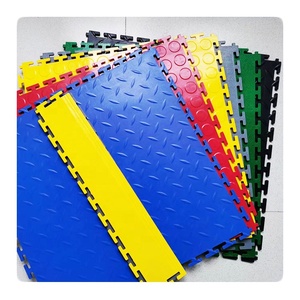 Modern Click Wear Resistant PVC Interlocking Garage Floor Tiles / Waterproof Workshop Vinyl Flooring Mat - Product Image 3