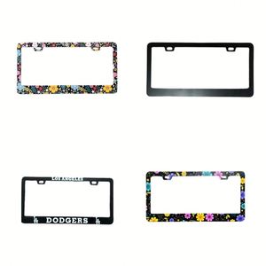 Wholesale Custom Plates Holder Metal Uv Customized Logo Printing Car Number License Plate <b>Frames</b> - Product Image 1